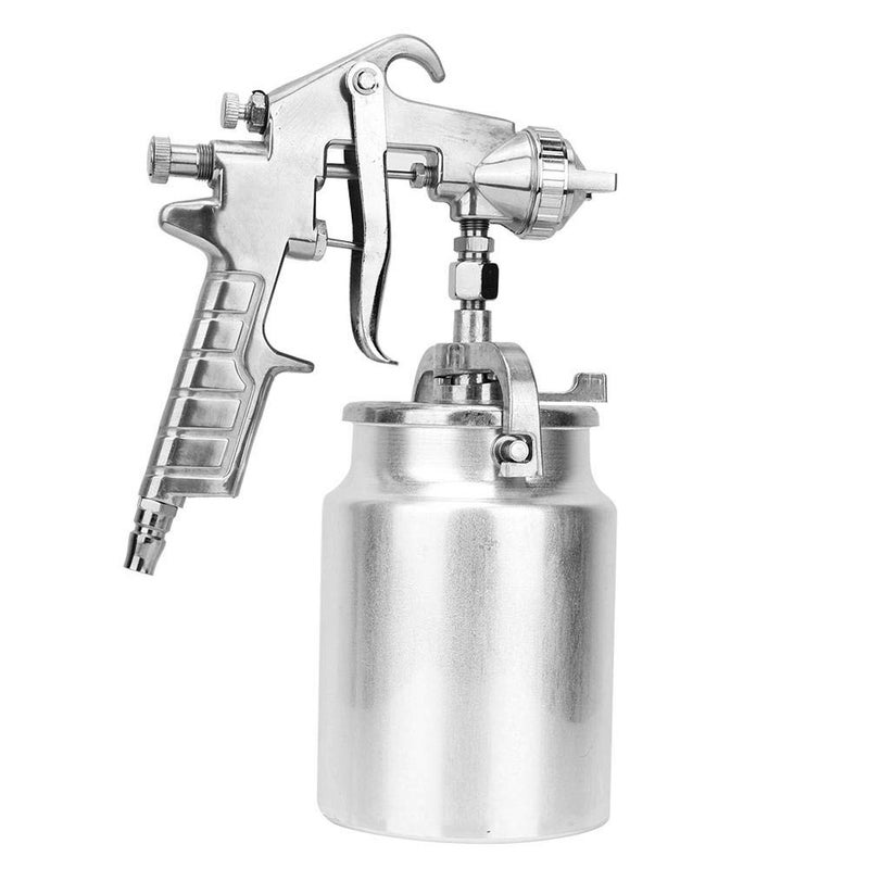 Thincol Air Spray Gun, Gravity Feed Paint Sprayers with 1000cc Aluminum Cup, 2mm Nozzle 360 Atomization Handheld Sprayer Adjustable, Airbrush Painting Tool for Car Furniture Wall - Image 1